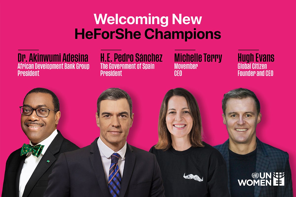 HeForShe marks ten years with a movement of 2 million gender equality activists, welcomes new Champions