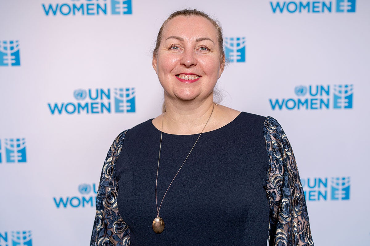 Halyna Kharlamova Photo: UN Women/Anton Borysiuk