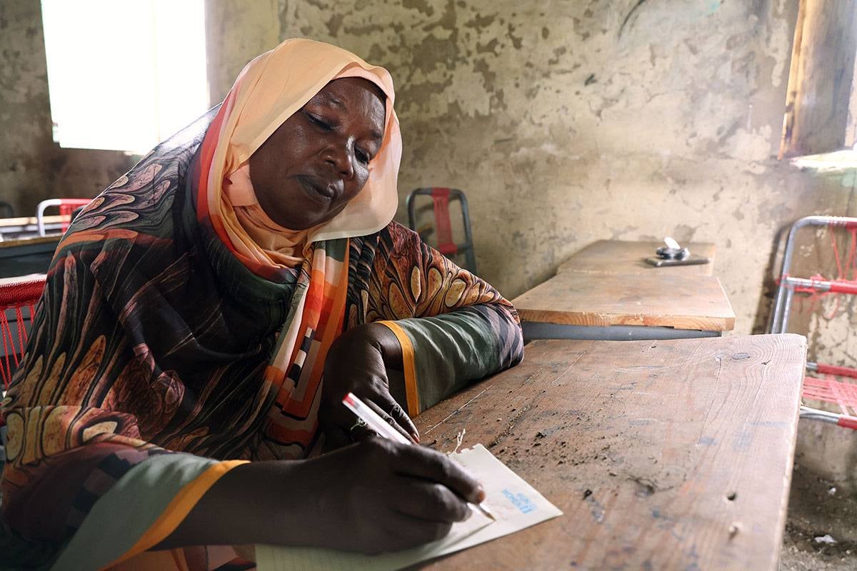 As part of the EU-funded project WE-RISE, led by UN Women and the Italian Agency for Development Cooperation, Women in Eastern Sudan received farm inputs, training on value chain transformation, marketing, women’s rights, violence against women, and education. October 2024. Photo: UN Women / Muna Elsadaty