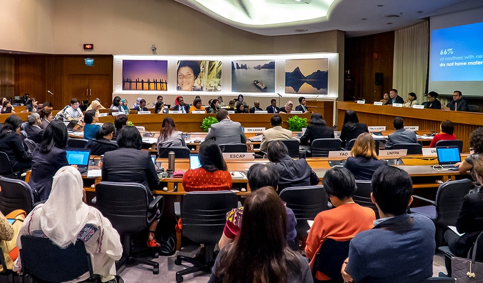 Asia-Pacific Regional Preparatory Meeting for CSW63 at UNCC Bangkok. Photo: UN Women/Pathumporn Thongking