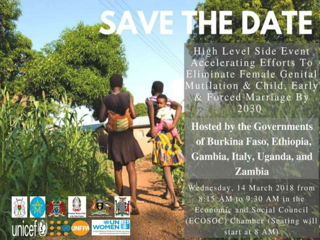 CSW62-event-Accelerating-efforts-to-eliminate-FGM-and-child-early-forced-marriage-20180314-en.jpg Accelerating efforts to eliminate FGM and child, early and forced marriage by 2030