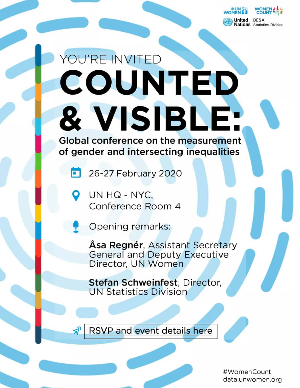 Counted and visible: Global conference on the measurement of gender and intersecting inequalities