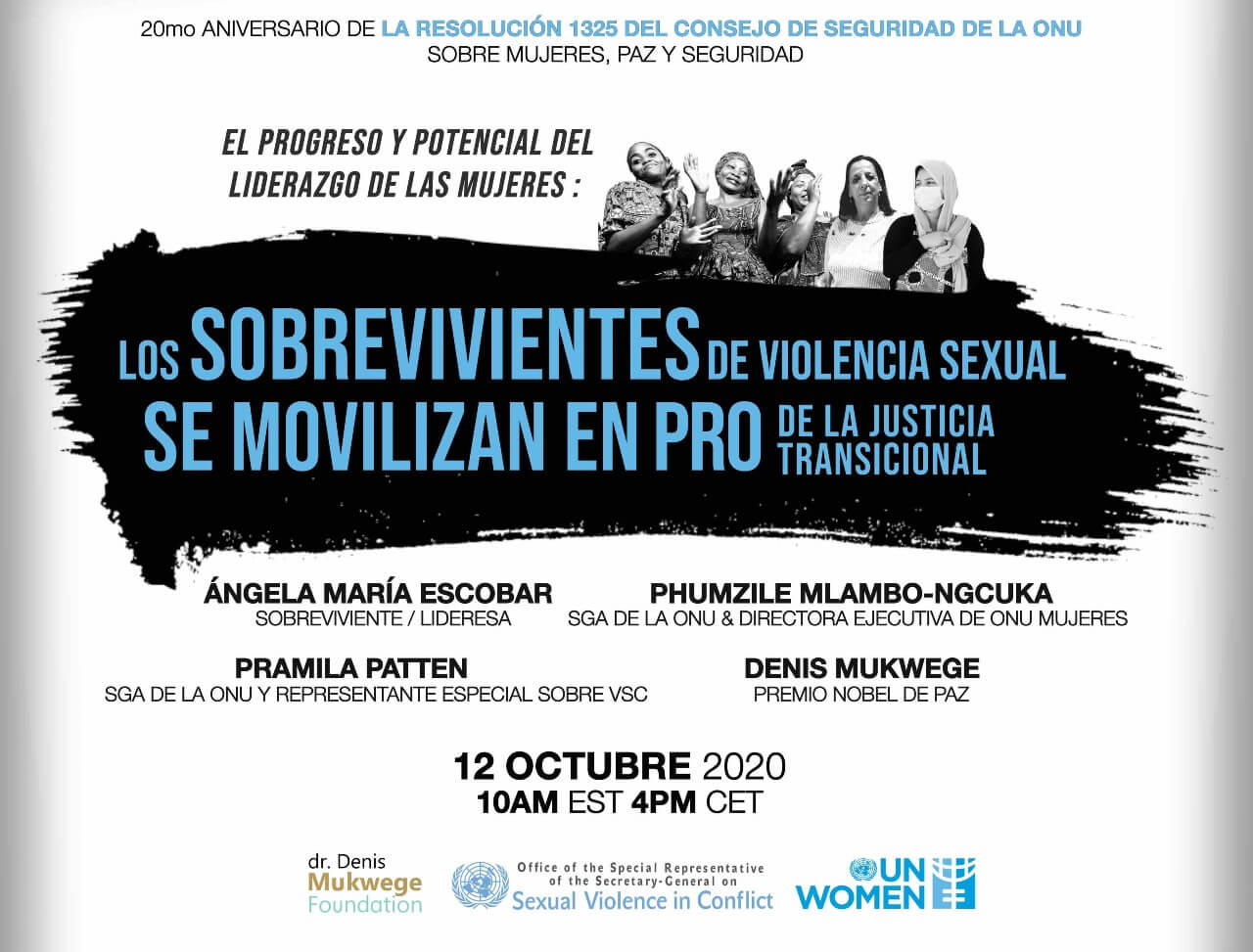 El progreso y potencial del liderazgo de las mujeres: Las sobrevivientes de violencia sexual se movilizan en pro de la justicia transicional