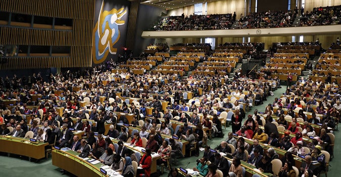 Ouverture de la 63ème session de la Commission de la condition de la femme (2019). Photo : ONU Femmes / Ryan Brown.