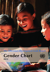 The Millennium Development Goals Report: Gender Chart 2012