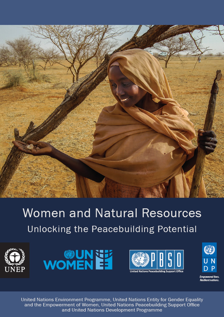 Cover of joint UN report on Women and Natural Resources