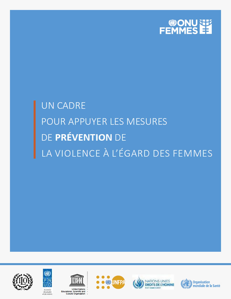Un cadre pour appuyer les mesures de prévention de la violence à l’égard des femmes