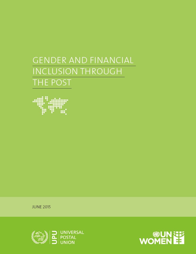 Publication: Gender and financial inclusion through the post