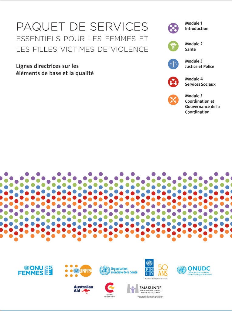 Paquet de services essentiels pour les femmes et les filles victimes de violence