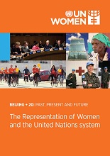 Representation of Women and the United Nations System publications cover