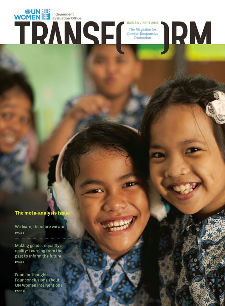 TRANSFORM – The magazine for gender-responsive evaluation – Issue 4, September 2015