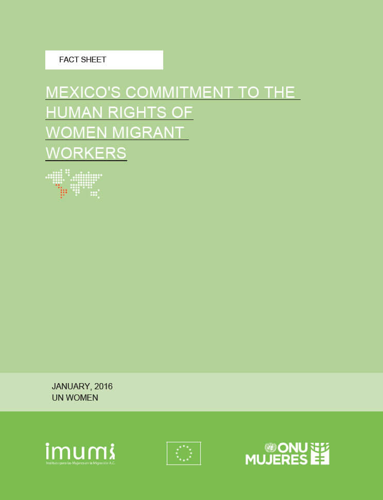 Mexico’s commitment to the human rights of women migrant workers