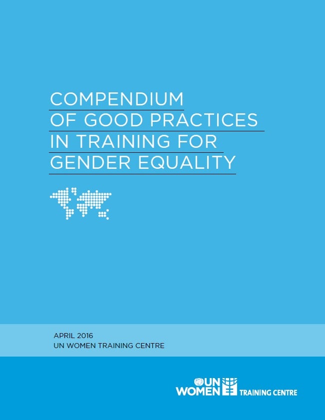 Compendium of Good Practices in Training for Gender Equality