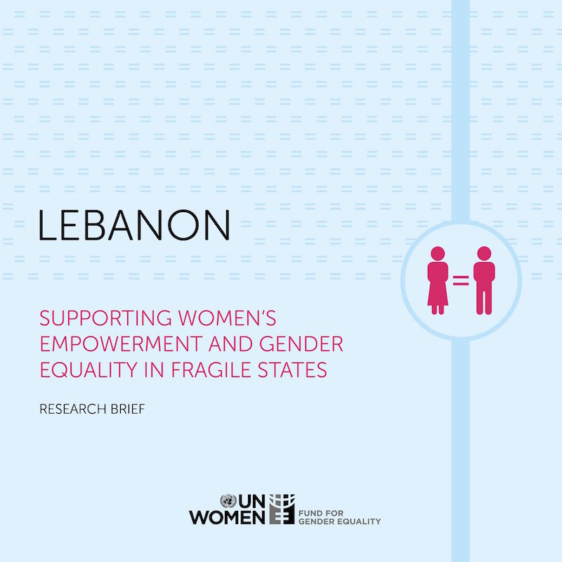 Supporting Women's Empowerment and Gender Equality in Fragile States: Research Brief - Lebanon