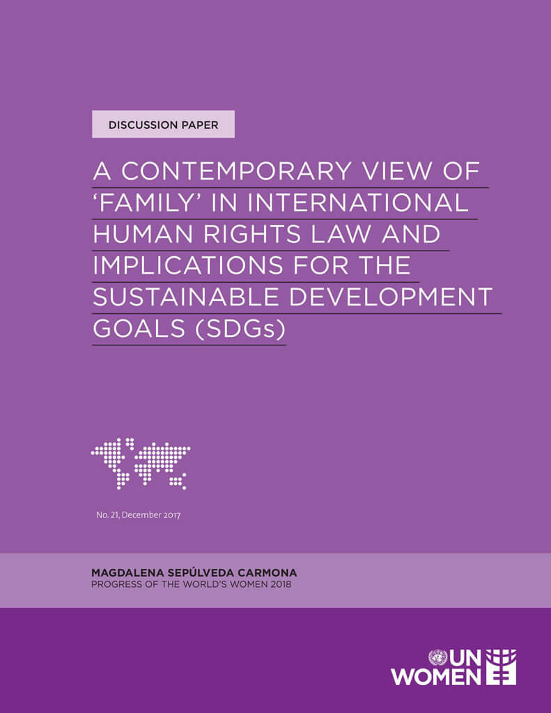 A contemporary view of ‘family’ in international human rights law and implications for the Sustainable Development Goals (SDGs)