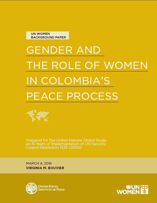 Gender and the role of women in Colombia's peace process