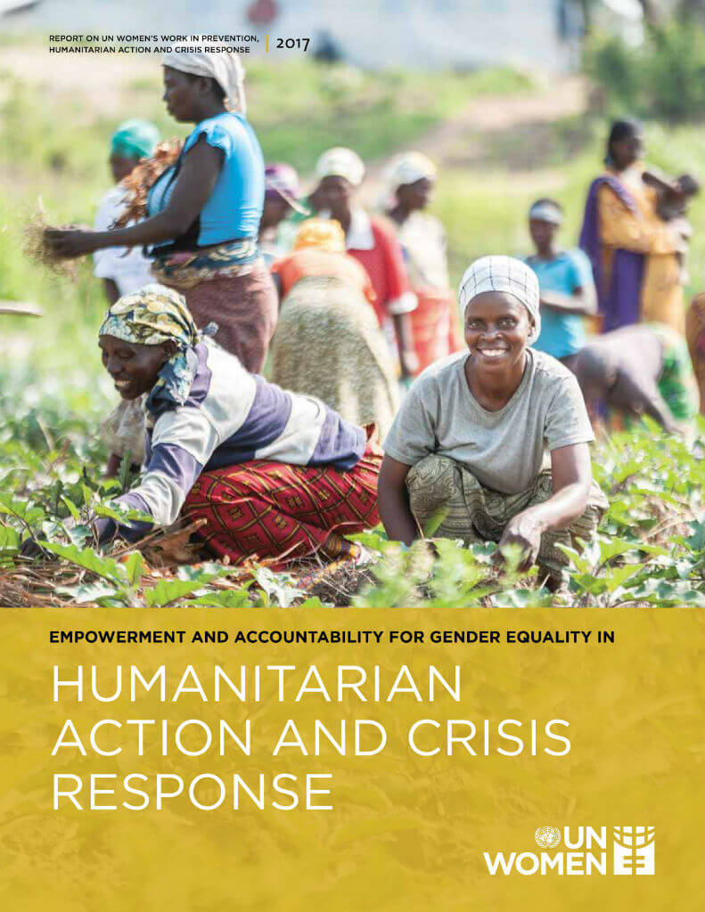 Empowerment and accountability for gender equality in humanitarian action and crisis response
