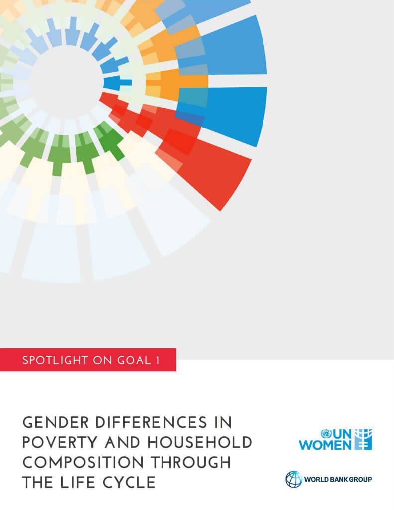 Gender differences in poverty and household composition through the life cycle