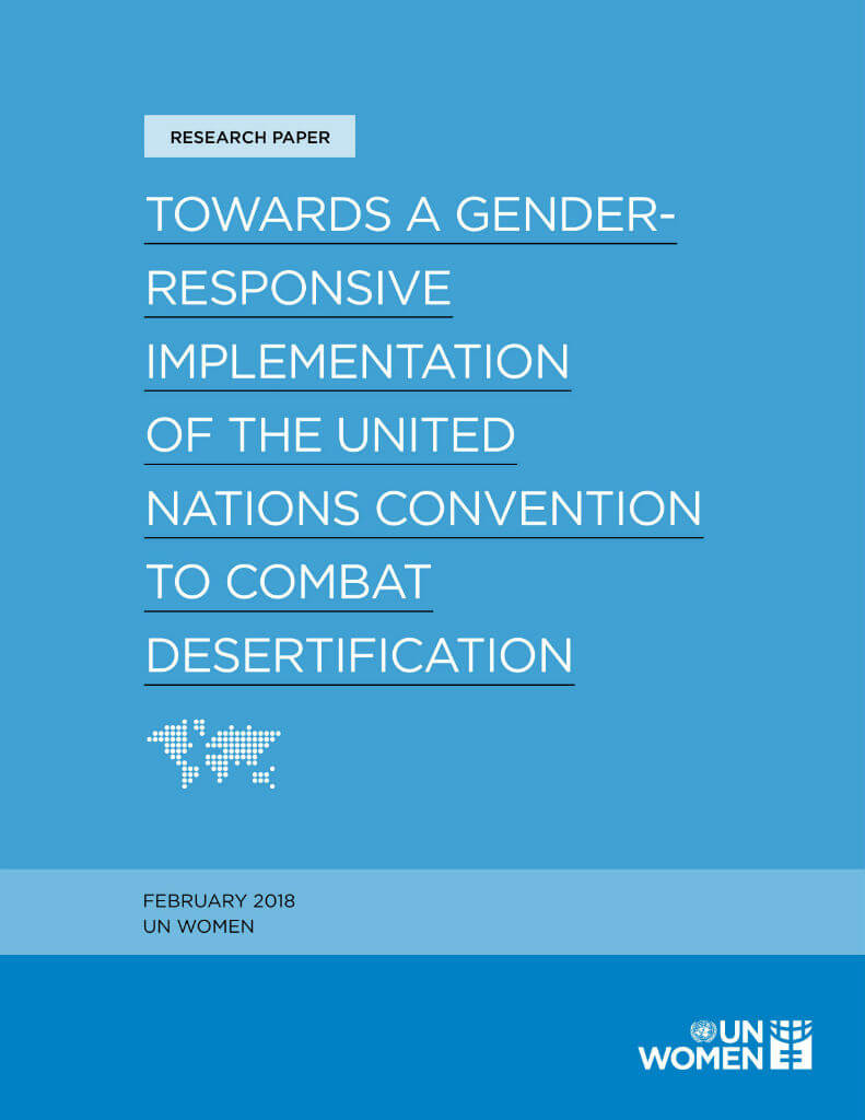 Towards a gender-responsive implementation of the United Nations Convention to Combat Desertification