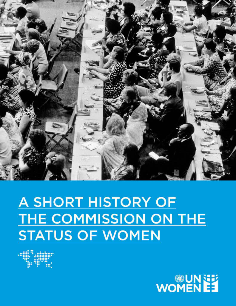 A short history of the Commission on the Status of Women