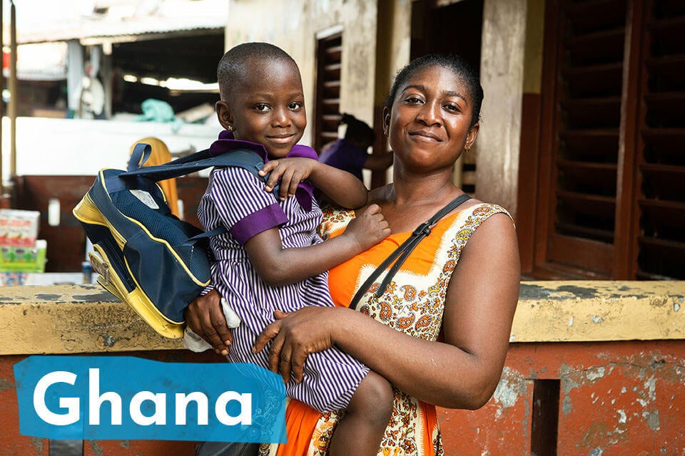 Ghana: Las comerciantes de Accra abren camino al cuidado infantil