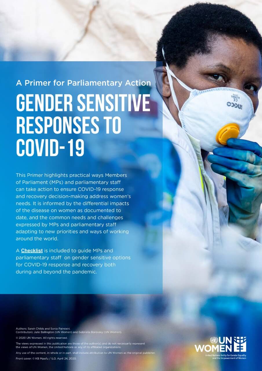 A primer for parliamentary action: Gender-sensitive responses to COVID-19