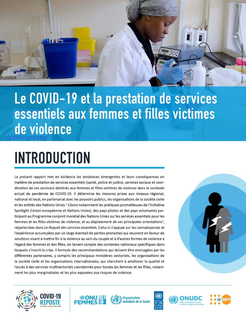 COVID-19 et mise à disposition de services essentiels aux survivantes de violences faites aux femmes et aux filles