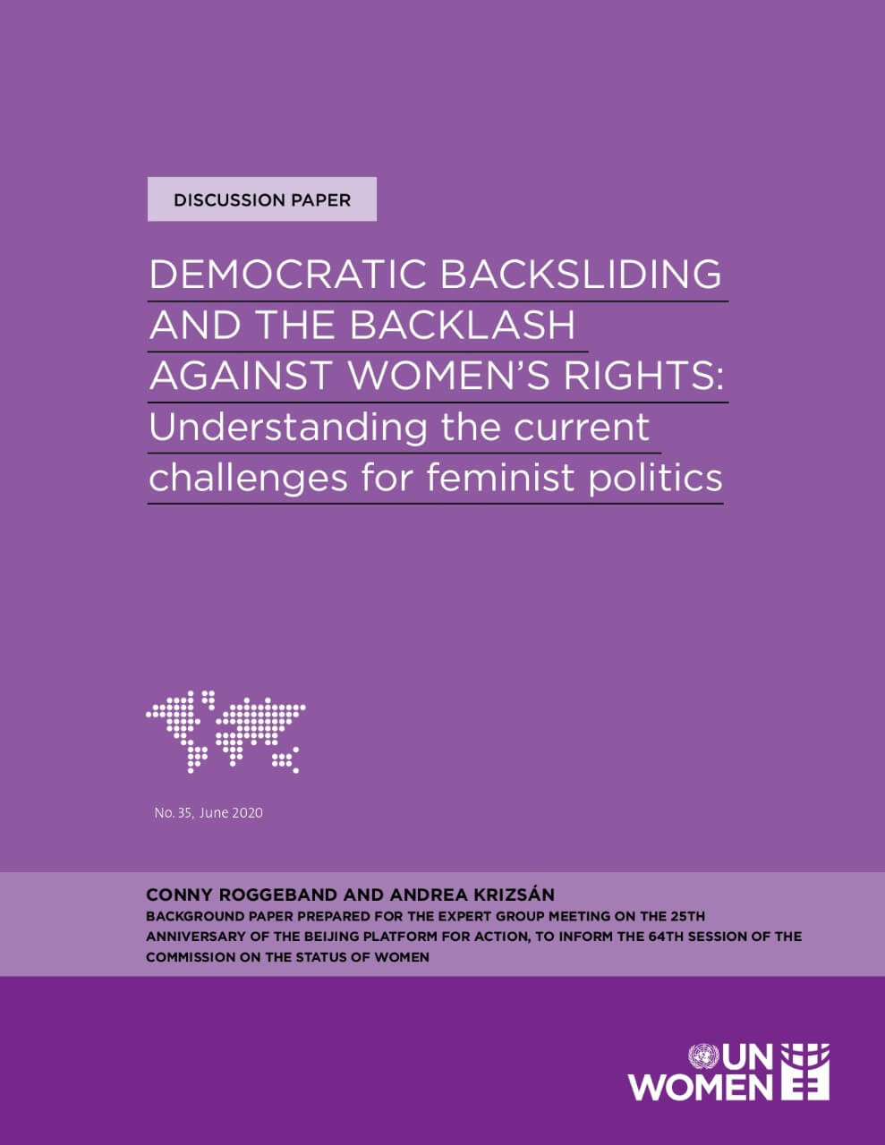 Democratic Backsliding and the Backlash Against Women’s Rights: Understanding the current challenges for feminist politics