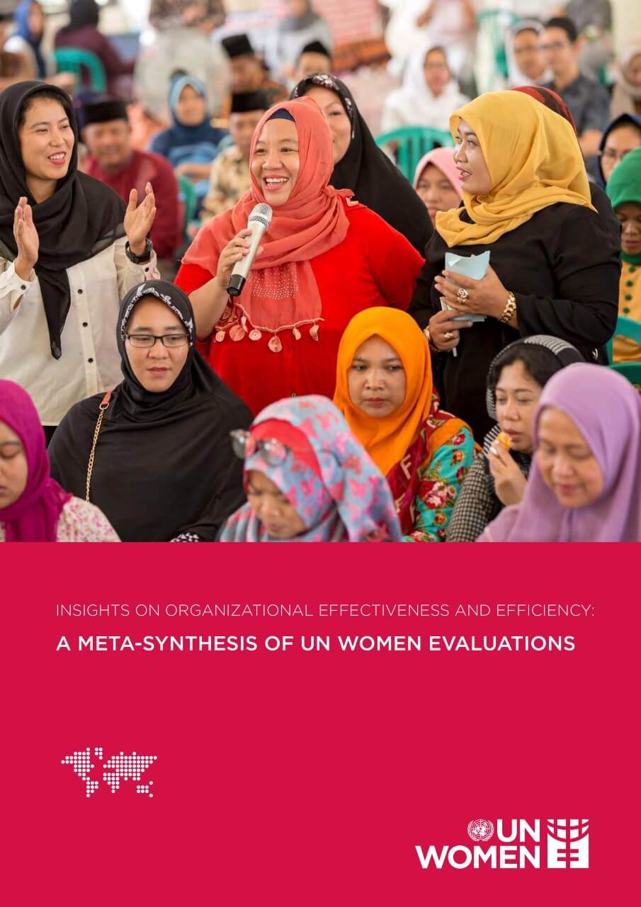 Insights on organizational effectiveness and efficiency: A meta-synthesis of UN Women evaluations