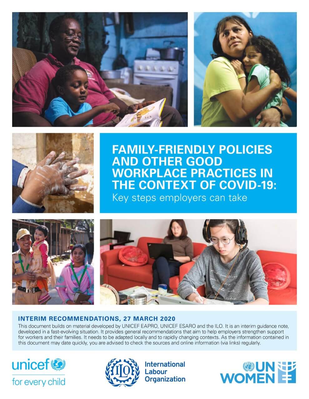 Family-friendly policies and other good workplace practices in the context of COVID-19: Key steps employers can take