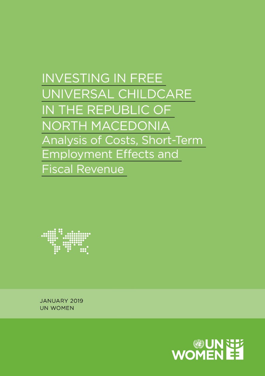 Investing in free universal childcare in the Republic of North Macedonia: Analysis of costs, short-term employment effects and fiscal revenue