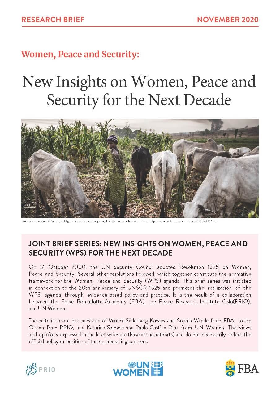 New insights on women, peace and security for the next decade