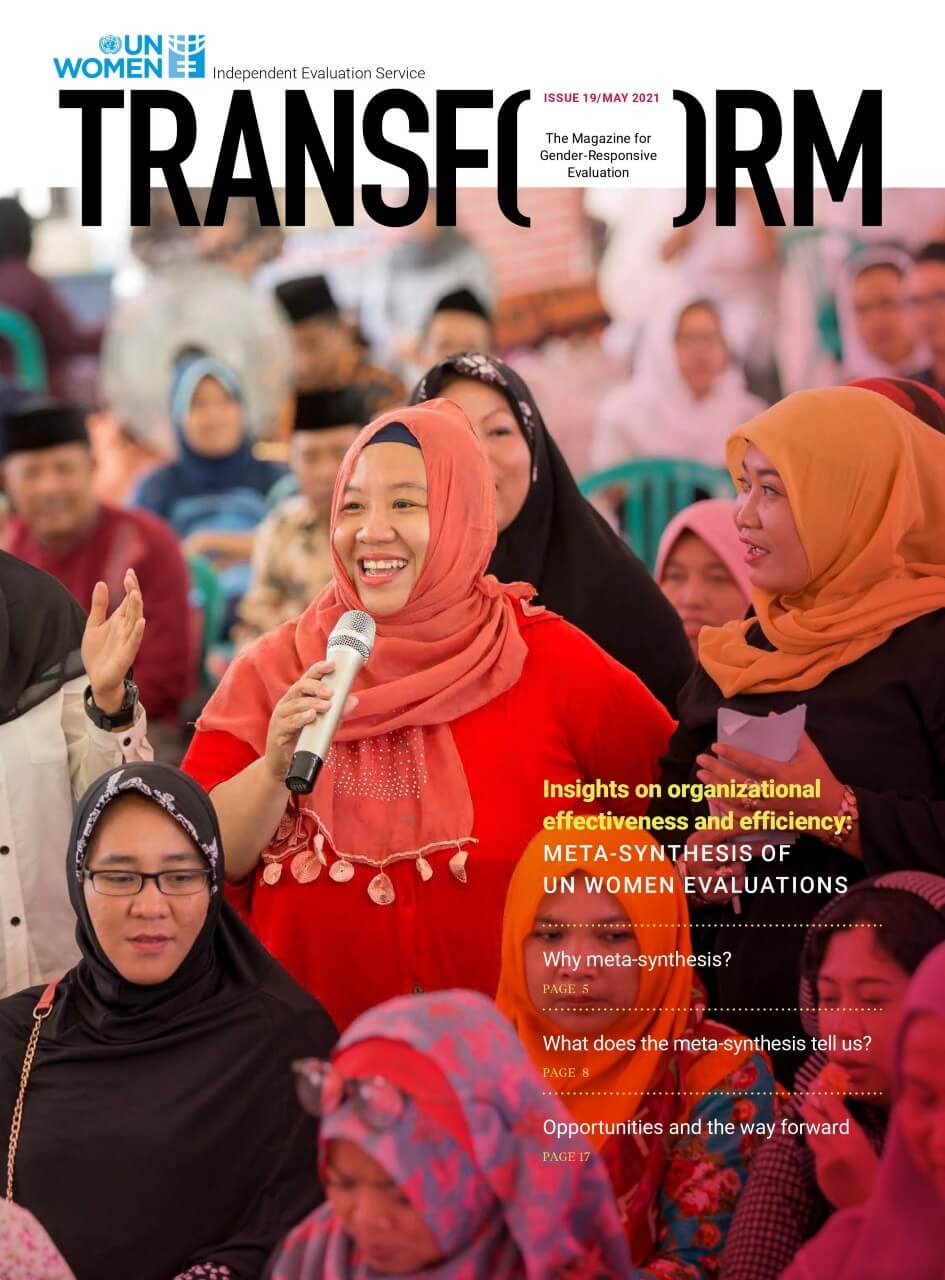 TRANSFORM - The magazine for gender-responsive evaluation - Issue 19, May 2021