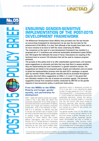 Ensuring Gender-Sensitive Implementation of the Post-2015 Development Framework