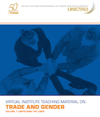 Unfolding the links: Virtual Institute Teaching Material on Trade and Gender (Vol 1).