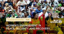 Women's engagement in peace, security and recovery