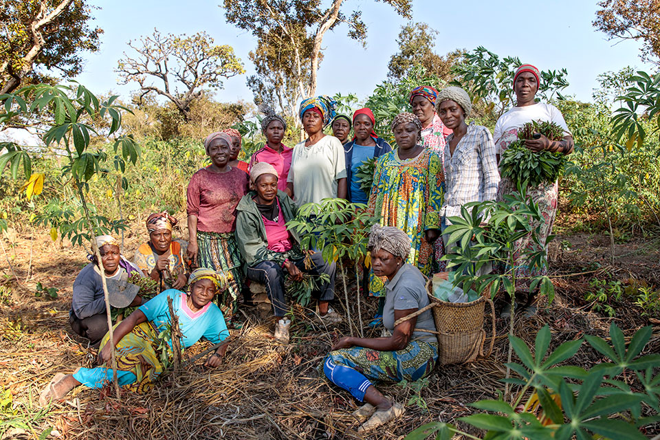 The members of the SOCCOMAD cooperative in Yoko, Cameroon. Photo: UN Women/Ryan Brown