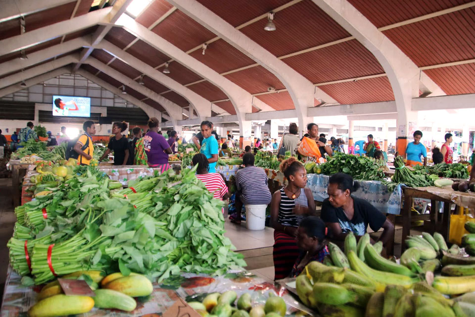 Consultations with the vendors associations has also led to further improvement in the markets, e.g. the installation of a PA system at the Port Vila market to improve communication between the vendors and market management. Photo: UN Women/Trisha Toangwera