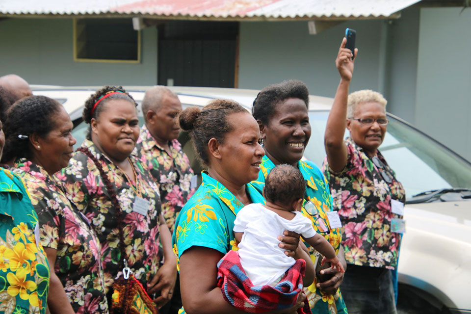 Market vendor association executives from Auki and Honiara at the inaugural MVA Forum in Solomon Islands, September 2018. Photo: UN Women/Sharon Tohaimae