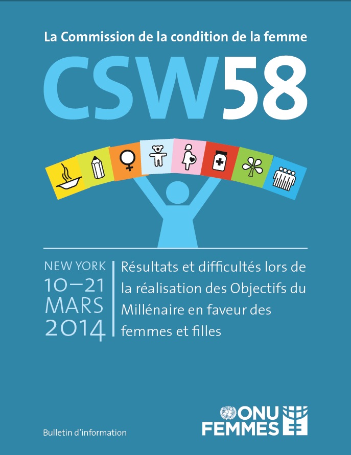 Page titre - bulletin d'information FR CSW58