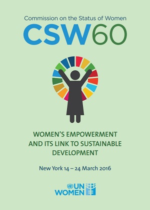 CSW 60: Women's empowerment and its link to sustainable development