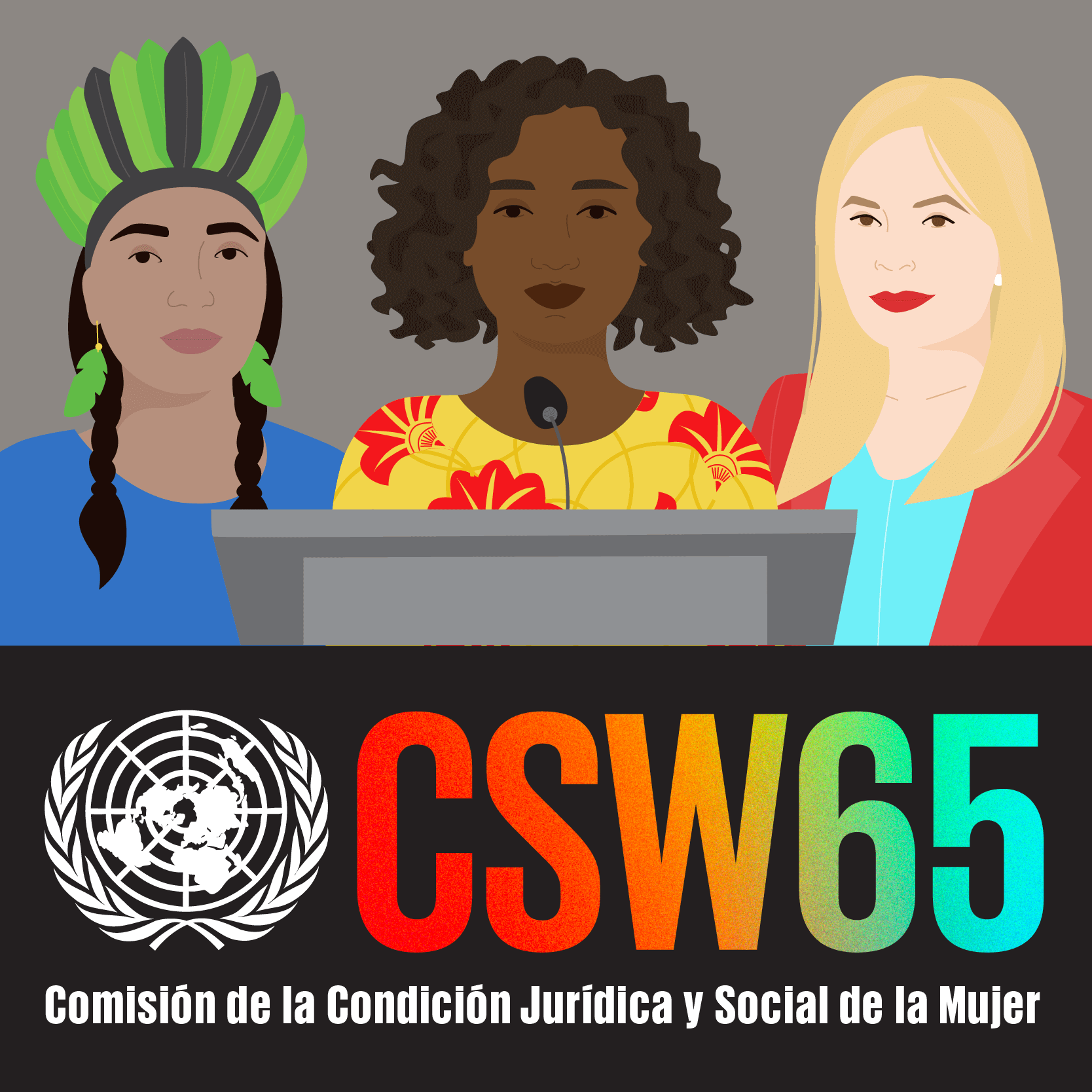 CSW65 - Comisión de la Condición Jurídica y Social de la Mujer 2021 - banner