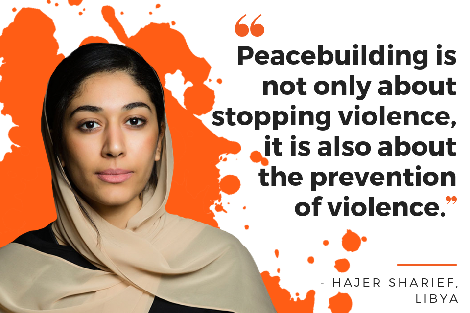 "Peacebuilding is not only about stopping violence, it is also about the prevention of violence."