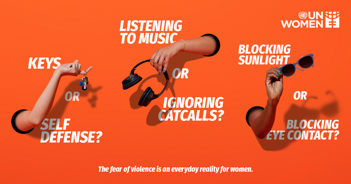 The fear of violence is an everyday reality for women. 