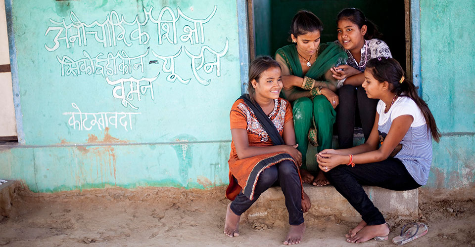 Girls in India. Photo: UN Women/Shaista Chishty