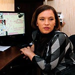 Ludmila Galbura opened her own business that provides translation services after seeking assistance from the Joint Information and Services Bureau in her district.