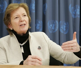 Mary Robinson. Photo credit: UN Photo/Jenny Rockett