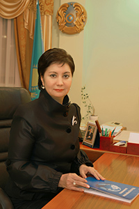 Ms. Gulshara Abdikalykova is Head of the National Commission for Women Affairs and Family and Demographic Policy of Kazakhstan.