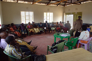 In Kenya, Kamba kitui, Maasai, Luo and Luhya community elders take part in a workshop on fighting disinheritance among widows. Photo courtesy of GROOTS International