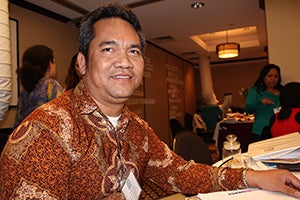 Im Sophea, Chief of the Victims Support Section of the Extraordinary Chambers in the Courts of Cambodia, participates in the UN Trust Fund’s Capacity Development Workshop for new grantees in May 2013 in New York.